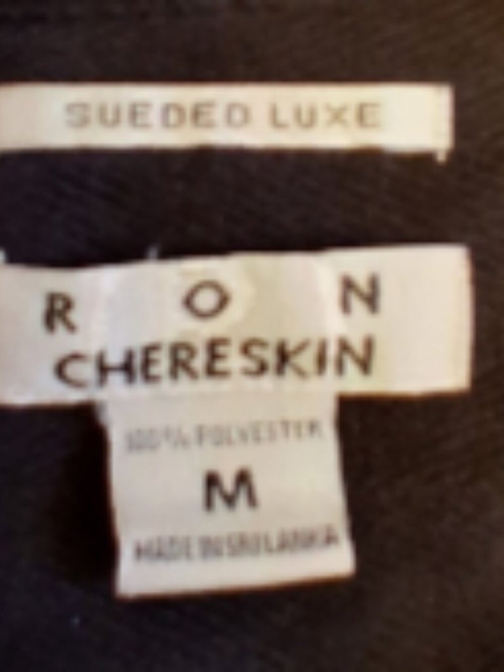 Ron Chereskin Shirt Mens M Black Sueded Luxe Button Pockets Long Sleeve Shirt - Picture 8 of 8
